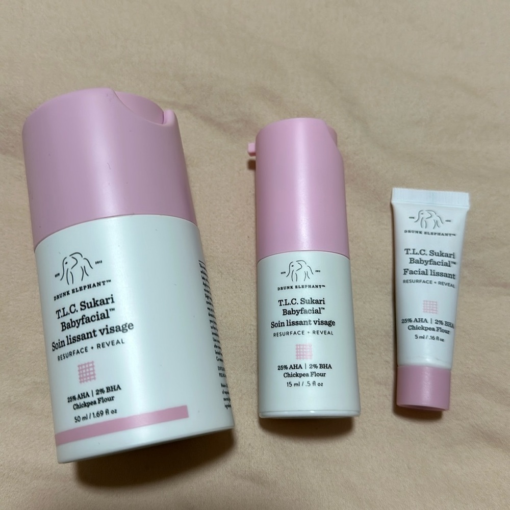 Drunk Elephant TLC Sukari Babyfacial Bundle